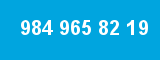 984 965 82 19 984 965 82 19